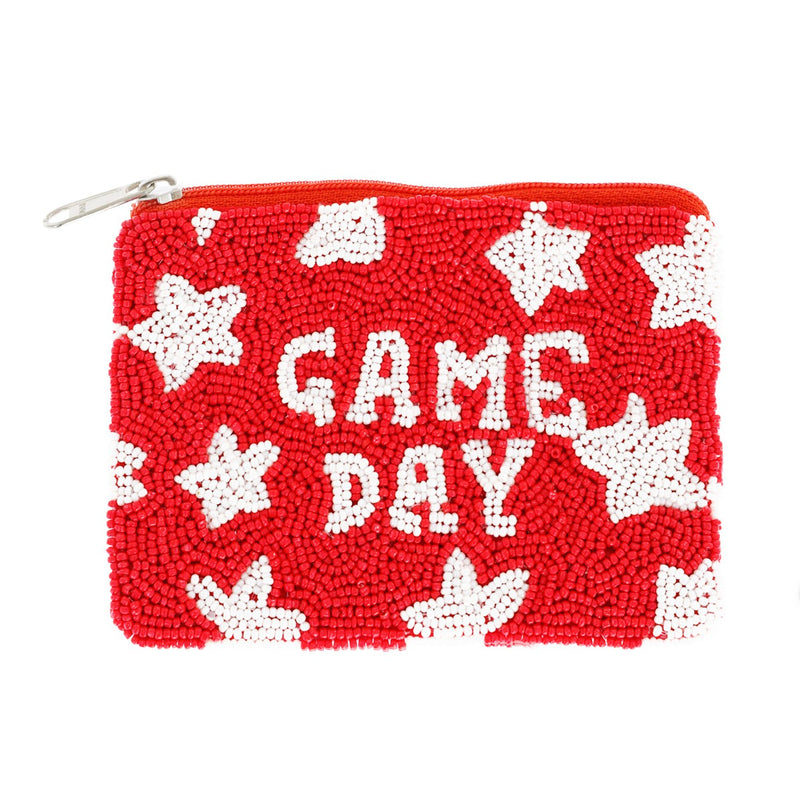 Game Day Coin Purse Red