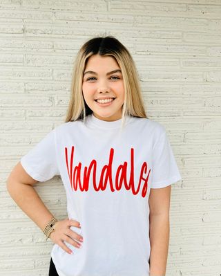 Vandal Tee In White