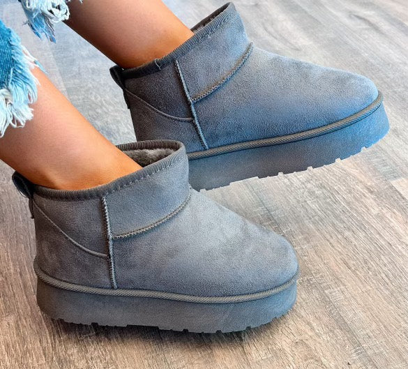 Olivia Mini Boots In Grey