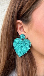 Valentines Beaded Earrings