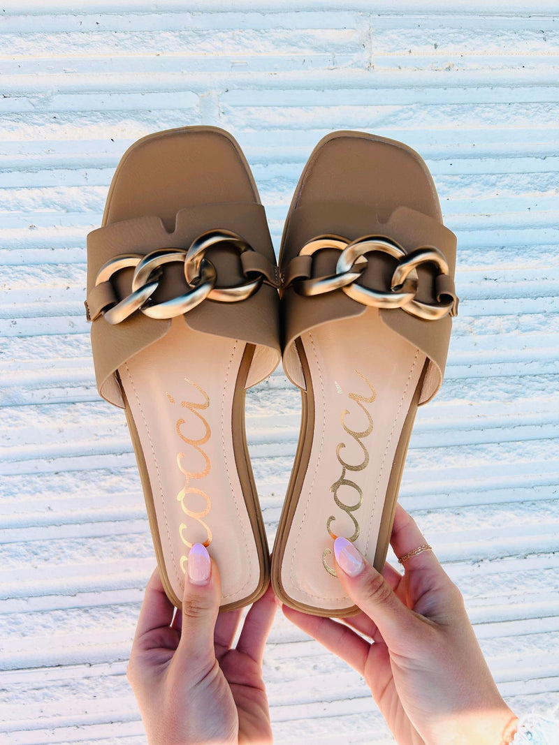 Baylor Taupe Sandals