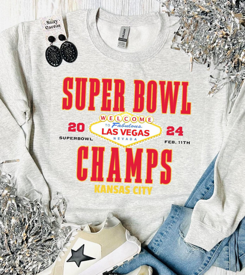 Las Vegas Champs Ash Grey Sweatshirt