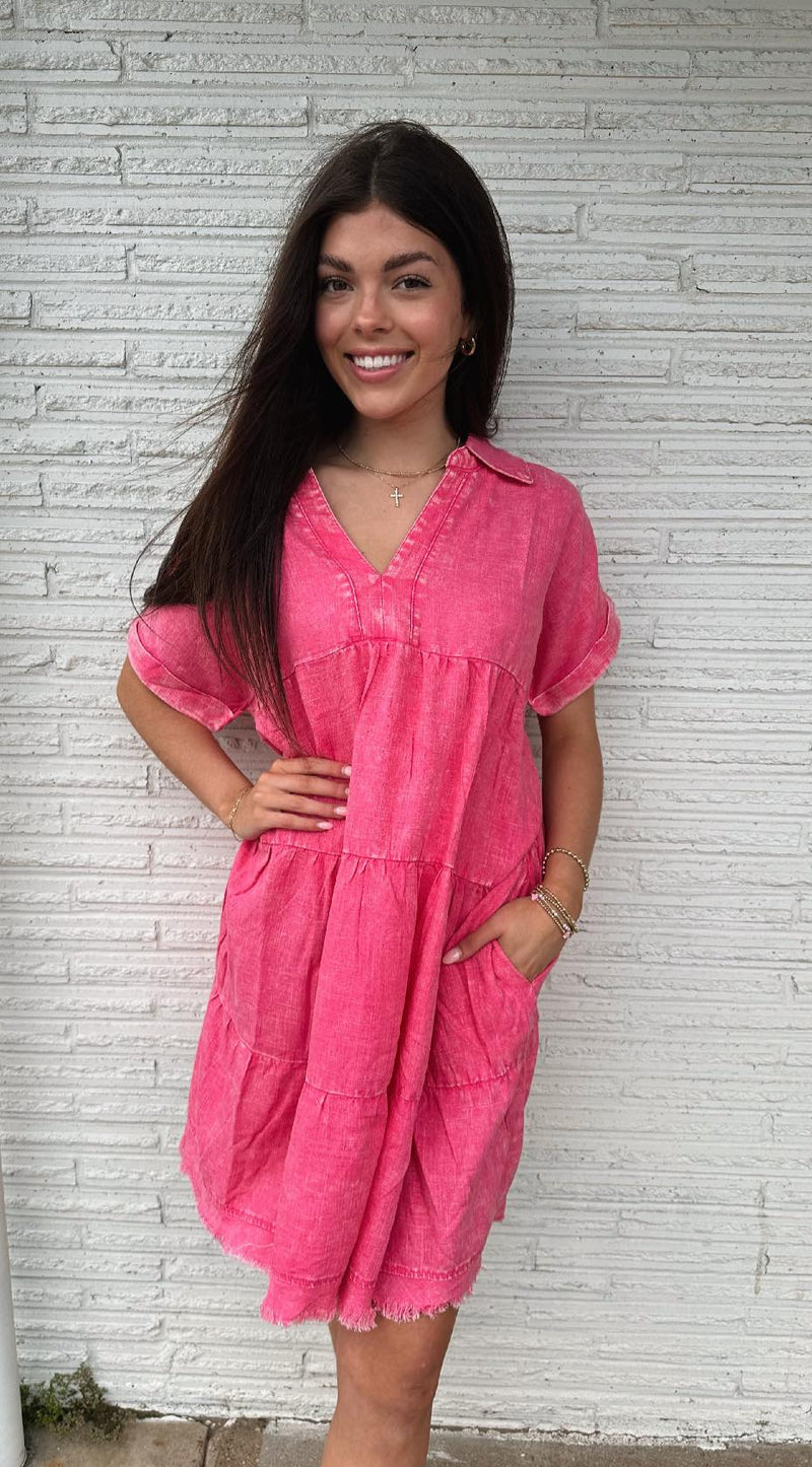 Larson Linen Washed Dress