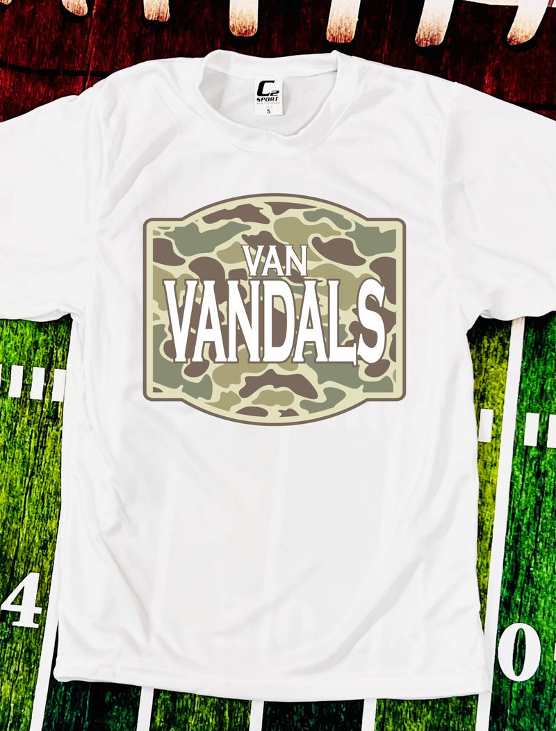 Camo Spirit White Drifit Tee