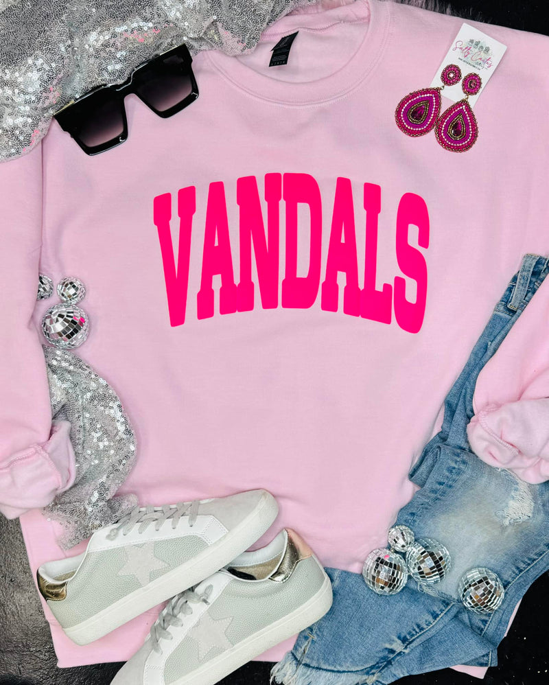 *PUFF* Pink Out Pink Puff Mascot on Baby Pink Tee