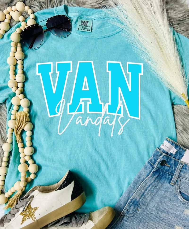 *DTF* Two Toned Custom Name Comfort Color Tee (Copy)