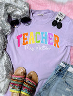 *DTF*Colorful Custom Name Comfort Color Tees