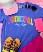 *DTF*Colorful Custom Name Comfort Color Tees