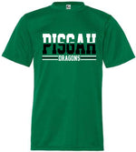 *DTF* Stripe Two Tone Mascot on Dri Fit Tees