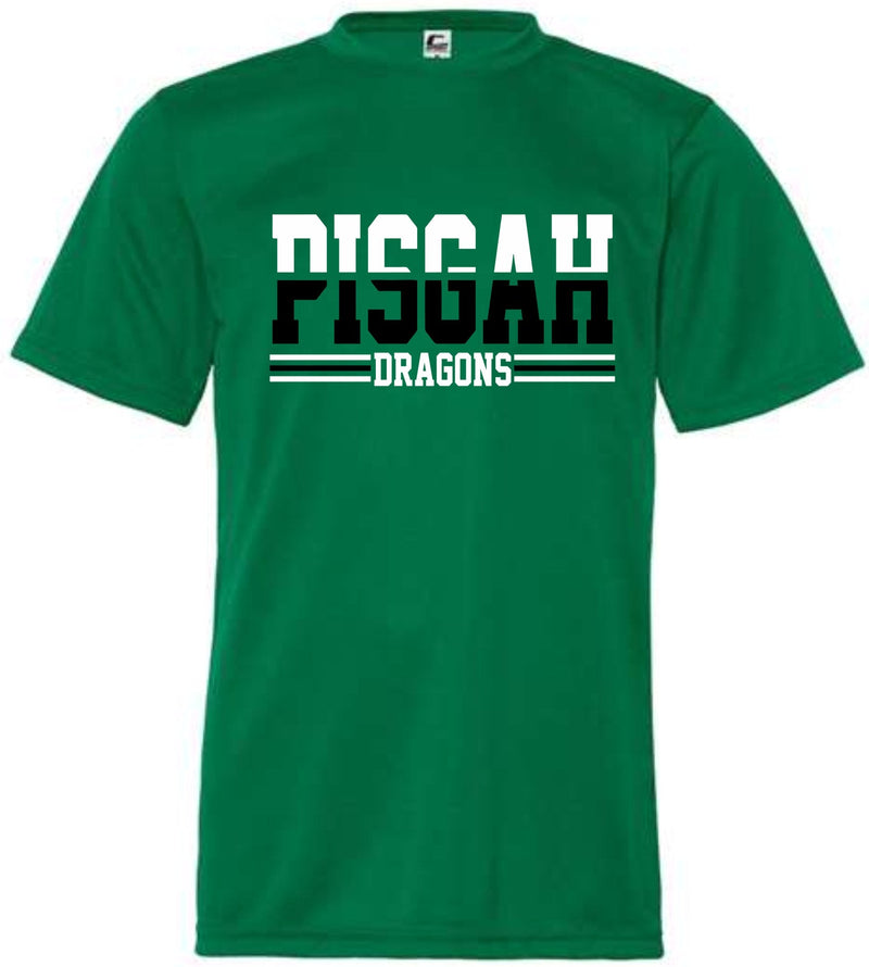 *DTF* Stripe Two Tone Mascot on Dri Fit Tees