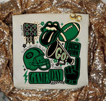 Game Day Icons New Helmet Stars on Tan Tee