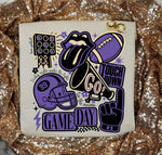 Game Day Icons New Helmet Stars on Tan Tee