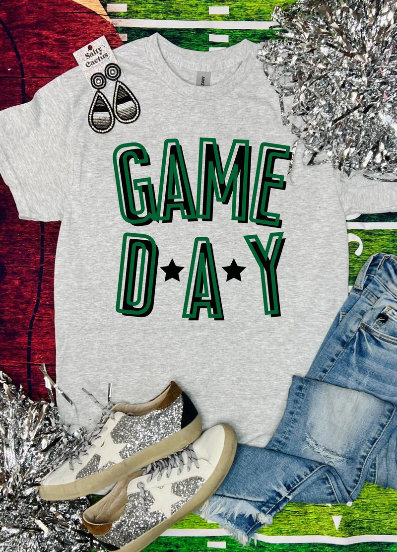 Game Day Stars Ash Grey Tee