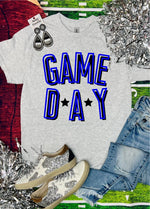 Game Day Stars Ash Grey Tee