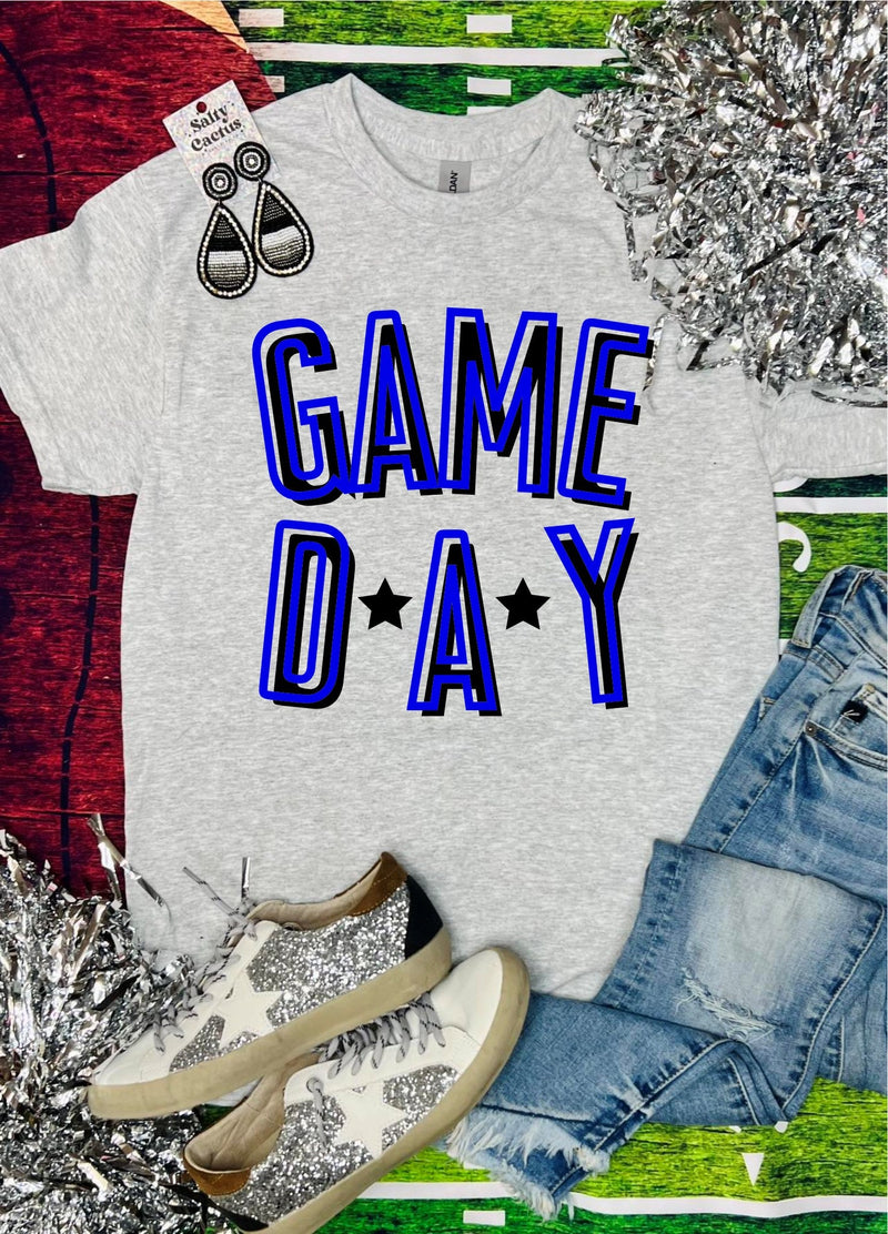 Game Day Stars Ash Grey Tee