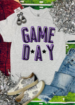 Game Day Stars Ash Grey Tee