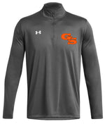 *DTF* Grand Saline Indians Mens Quarter Zip Performance