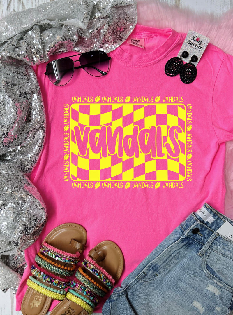 *DTF* Vandals Checkered Comfort Colors