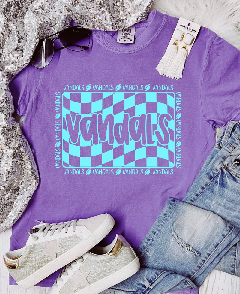 *DTF* Vandals Checkered Comfort Colors