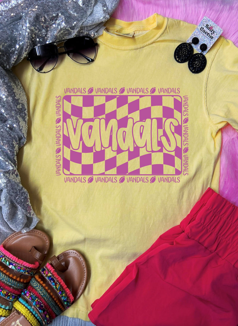*DTF* Vandals Checkered Comfort Colors