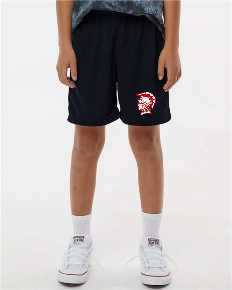 *DTF* Boys 100% Polyester Black Shorts