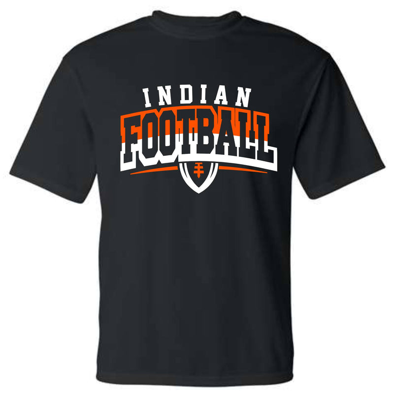 *DTF* Indian Football Black Dri Fit Tee