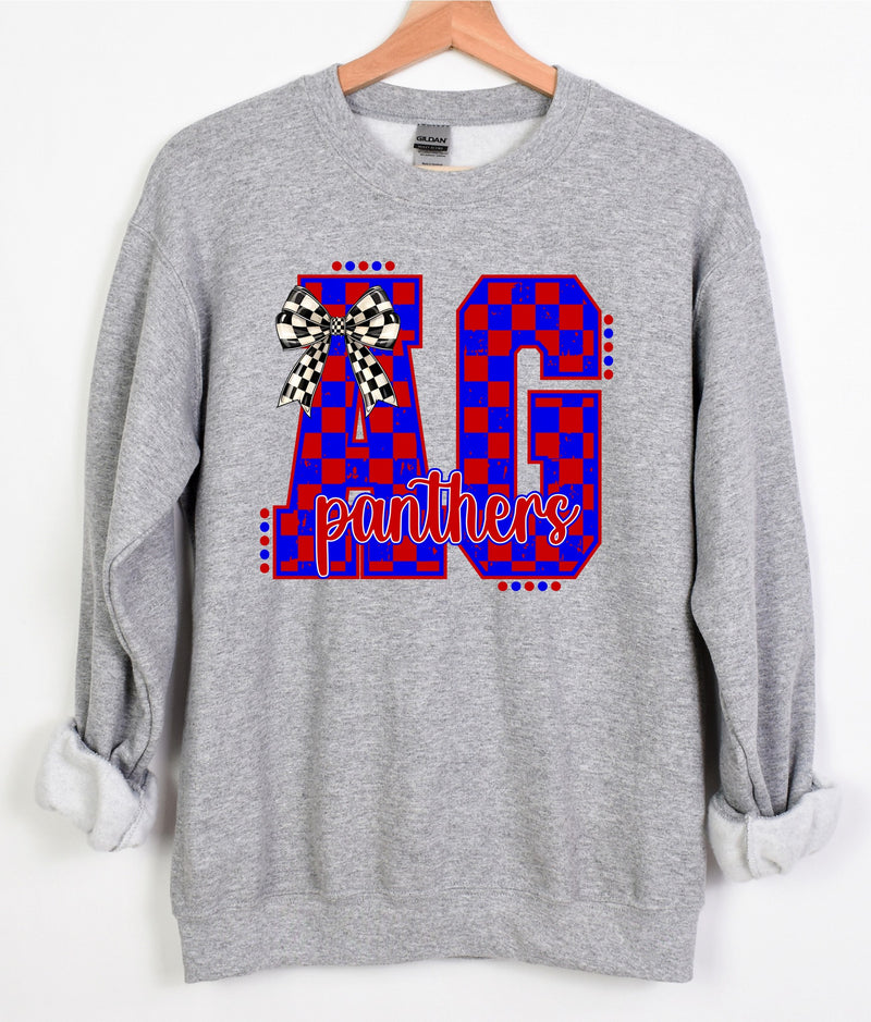 *DTF* AG Panthers Oxford Grey Sweatshirt