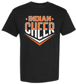 *DTF* Indians Glittery Cheer Black Bella Tee