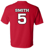 Vandal Football Mom Red Dri Fit Tee