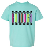 *DTF* Girls/Boys Checkered Mascot Tees