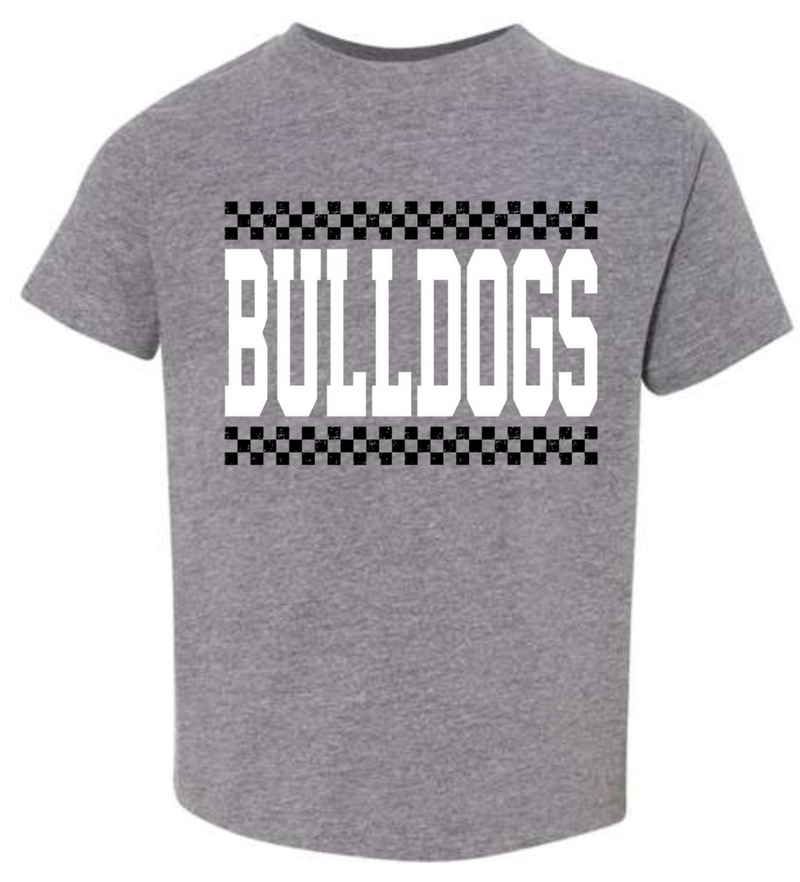 *DTF* Girls/Boys Checkered Mascot Tees