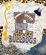 Football Splatter Custom Tee