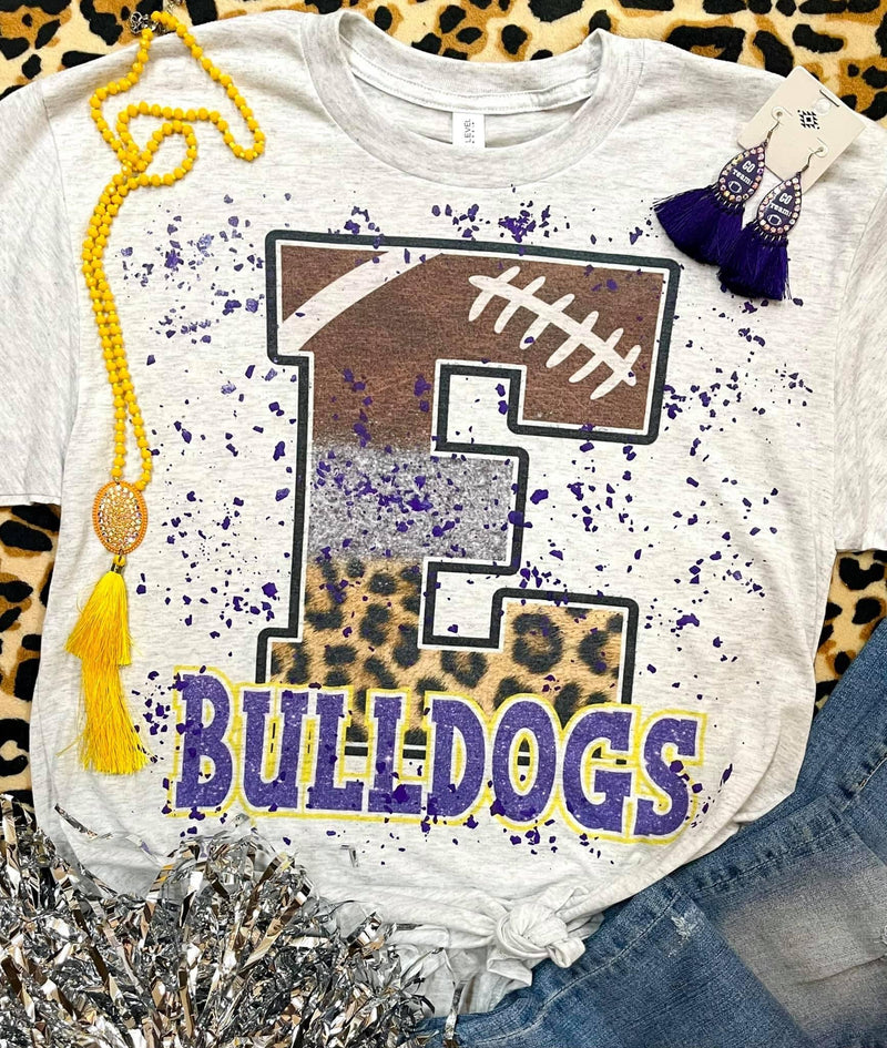 Football Splatter Custom Tee